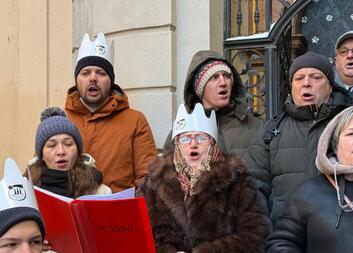 Koledníci z pražské farnosti sv. Klimenta opět v akci
